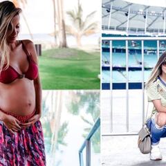 Karin Jiménez y sus primeras fotos embarazada