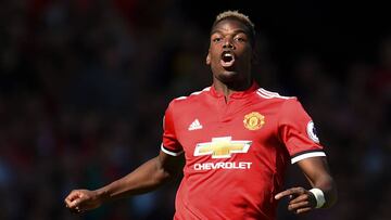 Paul Pogba, en un partido con el Manchester United.