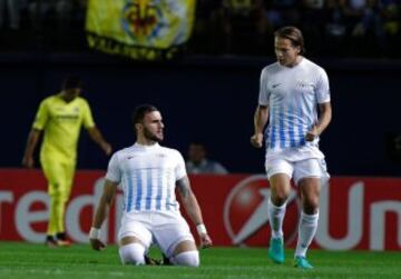 0-1. Armando Sadiku celebró el primer tanto.