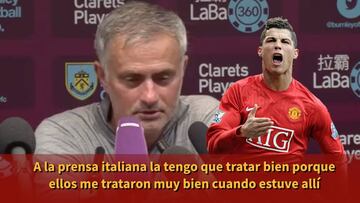 La reacción de Mourinho al ser preguntado si rechazó el retorno de Cristiano al United