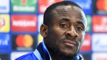 El delantero marfile&ntilde;o del Sporting de Portugal, Seydou Doumbia.