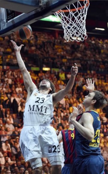 Sergio Llull y Erazem Lorbek.