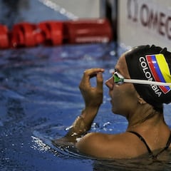 Isabella Arcila, eliminada en los 50 metros libre