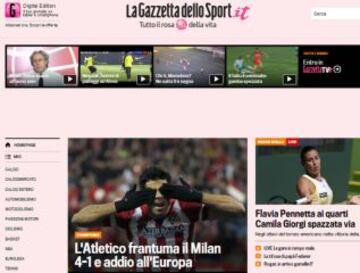 Portadas de la prensa extranjera