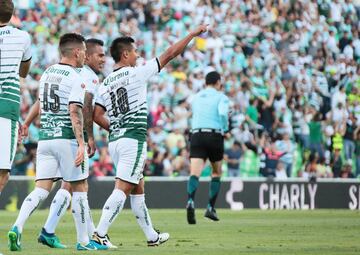 Las mejores imágenes del Santos vs América