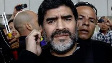 Maradona, en Caracas.