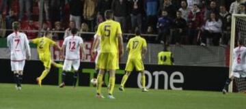 Sevilla-Maribor. 2-1. Vrsic anota el primer tanto del Maribor.