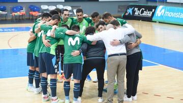 Plantilla y cuerpo técnico del Movistar Inter.