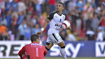 Action photo during the match Queretaro vs Monterrey corresponding 12th of the League MX of the Apertura 2017 Tournament at Corregidora Stadium.
 
 Foto de accion durante el partido Queretaro vs Monterrey, correspondiente a la Jornada 12 de la Liga MX del