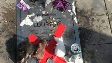 Atlético fan group officially asks that Courtois' plaque be removed