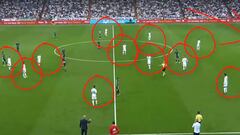 El nerviosismo hizo que el Madrid estuviera a punto de jugar con 12