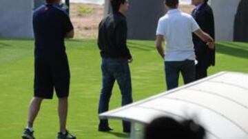 <b>DE VISITA. </b>Los médicos de la UEFA, habituales en Sant Joan Despí.