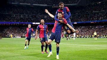 Barcelona thrashed Real Madrid 0-4 at the Santiago Bernabéu.