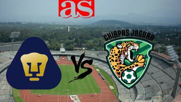 Pumas - Jaguares en directo online: Liga MX, Jornada 12, domingo 2 de octubre a las 12 horas de México.