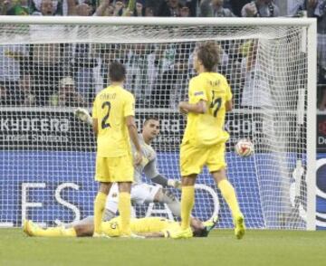 1-0. Herrman anotó el primer tanto. Sergio Asenjo.