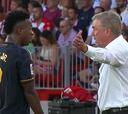 Ancelotti abroncó a Vinicius antes de su golazo