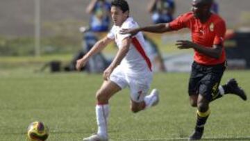 El mozambiqueño Simao Mate, en un partido ante Túnez.