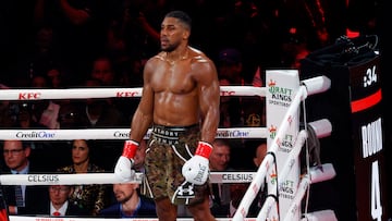 Anthony Joshua consiguió una bolsa superior a los 30 millones de dólares por noquear a Jake Paul.
