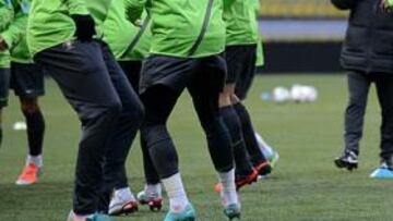 <b>DE INICIO. </b>Cristiano y Pepe se han recuperado de sus respectivas dolencias físicas y. en teoría, serán titulares hoy contra Rusia.