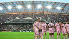 Sep 3, 2023; Los Angeles, California, USA; Inter Miami forward Lionel Messi (10) before playing against Los Angeles FC at BMO Stadium. Mandatory Credit: Gary A. Vasquez-USA TODAY Sports