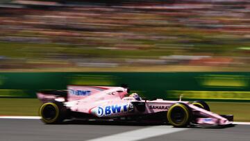 MONTMELO, SPAIN - MAY 13: Sergio Perez of Mexico driving the (11) Sahara Force India F1 Team VJM10 on track during final practice for the Spanish Formula One Grand Prix at Circuit de Catalunya on May 13, 2017 in Montmelo, Spain. (Photo by David Ramos/Getty Images)