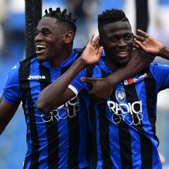 Duván y Atalanta, números favorables ante Lazio