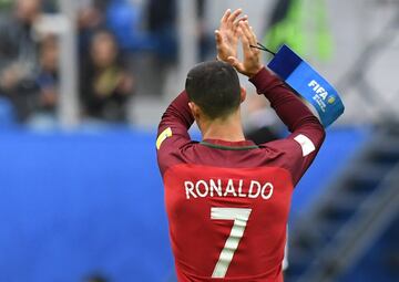 Cristiano Ronaldo fue sustituido por Nani en el minuto 66.