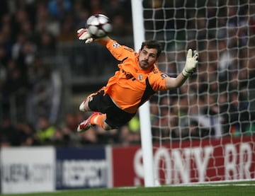 Casillas soon gained a reputation for making spectacular saves at Real Madrid, earning the nickname "El Santo" (the Saint).