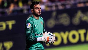 René, en un partido con el Almería.