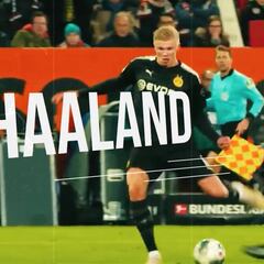 Juntos impresionan todavía más: todos los imponentes goles de Haaland con el Dortmund