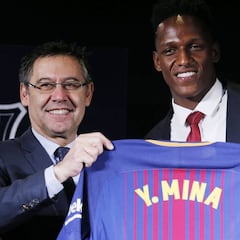 Yerry Mina, exultante: "Vengo al mejor club del mundo"