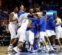 Kentucky (38-0) pasa a la Final Four con el susto en el cuerpo