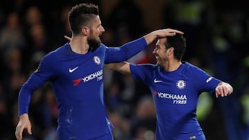 La Lazio se fija en Pedro y Giroud, que saldrían gratis del Chelsea