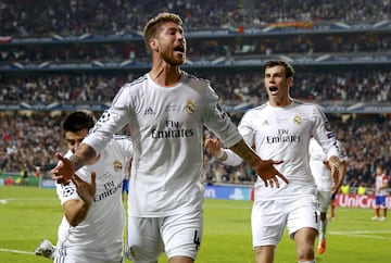 Hoy se cumplen cinco a?os del m¨ªtico gol del defensa del Real Madrid en la final de la Champions League 2013/14 de Lisboa frente al Atl¨¦tico de Madrid. El gol en el minuto 93 supuso el empate en el marcador tras el gol de God¨ªn. Finalmente el conjunto blanco gan¨® la final por 4-1.