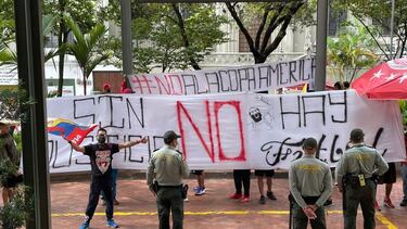 Fútbol y estallido en Colombia