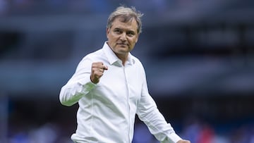  Diego Aguirre Head coach of Cruz Azul during the game Cruz Azul vs Necaxa, corresponding Round 06 the Torneo Apertura 2022 of the Liga BBVA MX at Azteca Stadium, on July 30, 2022.

<br><br>

Diego Aguirre Director Tecnico de Cruz Azul durante el partido Cruz Azul vs Necaxa, correspondiente a la Jornada 06 del Torneo Apertura 2022 de la Liga BBVA MX en el Estadio Azteca el 30 de julio de 2022.