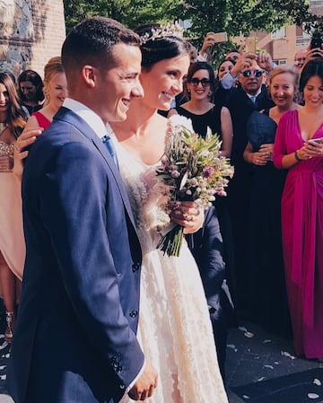 Lucas Vázquez and Macarena tie the knot in Las Rozas