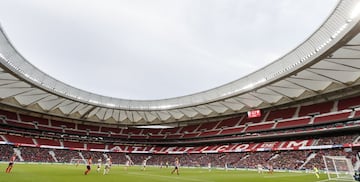 El partido entre el Atlético y el Madrid CFF en el Wanda en imágenes