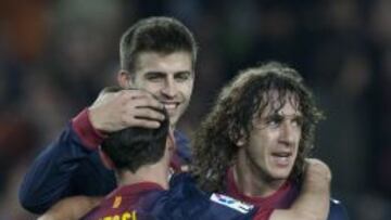 Piqué y Puyol optan a ser el mejor defensa de 2012.