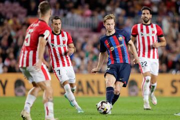 Frenkie De Jong has thrived in a new deeper role for FC Barcelona