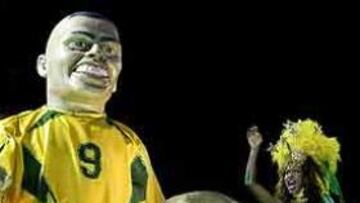 <b>CARNAVAL.</B> Aunque no estuvo presente, Ronaldo fue uno de los protagonistas del carnaval de Río.
