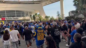 Raiders and Rams fans unite in passionate cheers for the Dodgers