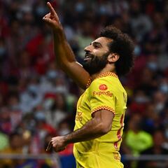 Mohamed Salah's figures outstrip those of Liverpool's legendary stars