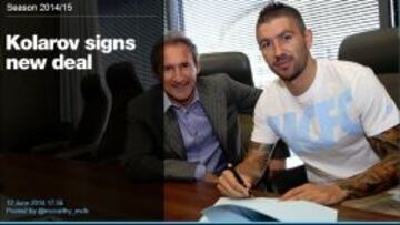 Kolarov renueva con el Manchester City hasta 2018