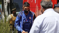 La especial noticia que recibió Palacios en la concentración