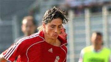 <b>TITULAR EN ANFIELD.</b> En el último partido que jugó el Liverpool en la previa de la Liga de Campeones, Torres salió de suplente.