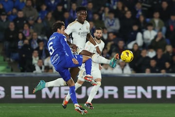 Tchouameni, frente al Getafe.