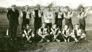 La Selección Chilena en 1910.