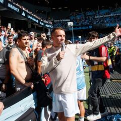 Aspas y Thierry amenizan la fiesta final