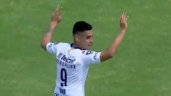 Así fue el gol de cabeza con que Felipe Mora salvó a Pumas